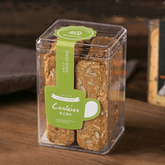 Plastic Food Grade PS Clear Cake DIY Cookies Box Biscuit Packing 50pcs/ Pack 9 CM*5.5*5.5